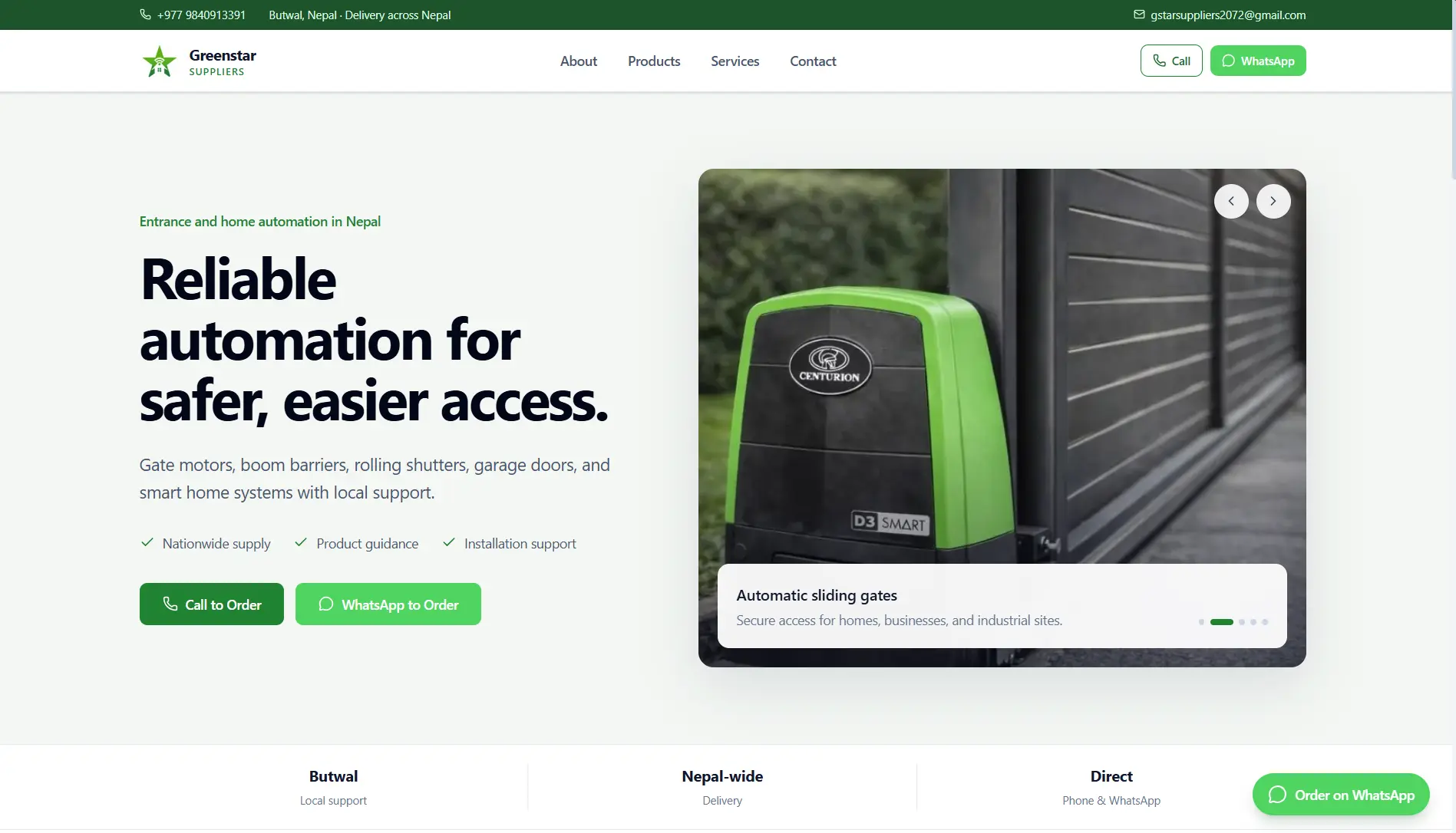 GreenStar Automation landing page thumbnail